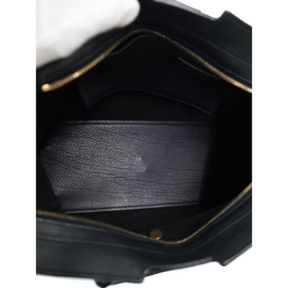 Saint Laurent Paris Petit Cabas Leather Black - Picture 2 of 8